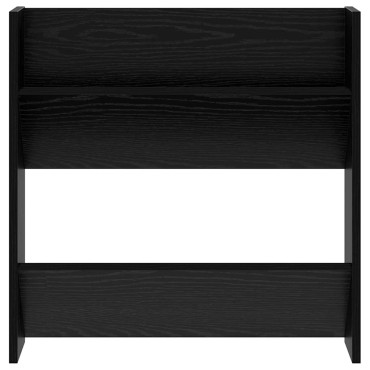 vidaXL Ντουλάπα Παπουτσιών με ράφι Μαύρη Οξυά 60x18x60 εκ