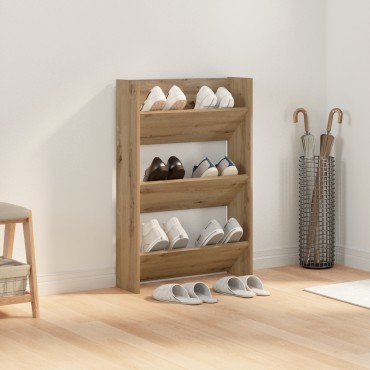 vidaXL Ντουλάπα Παπουτσιών 60x18x90cm Επεξεργασμένο Ξύλο