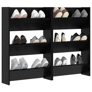 vidaXL Ντουλάπα Παπουτσιών 2 τμχ. 60x18x90cm Επεξεργασμένο Ξύλο