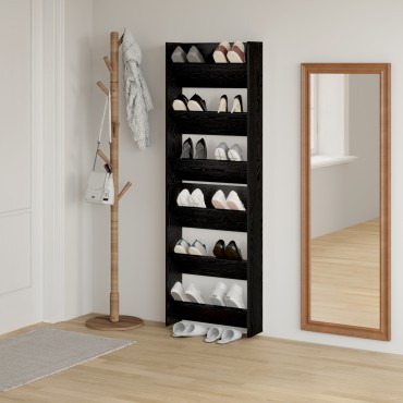 vidaXL Ντουλάπα Παπουτσιών 2 τμχ. 60x18x90cm Επεξεργασμένο Ξύλο