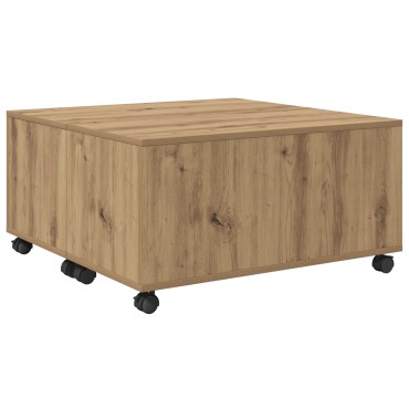 vidaXL Τραπεζάκι σαλονιού Artisan Oak 75x75x38cm 1 τεμ.
