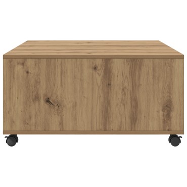 vidaXL Τραπεζάκι σαλονιού Artisan Oak 75x75x38cm 1 τεμ.