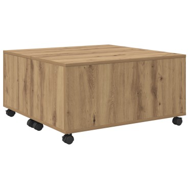 vidaXL Τραπεζάκι σαλονιού Artisan Oak 75x75x38cm 1 τεμ.