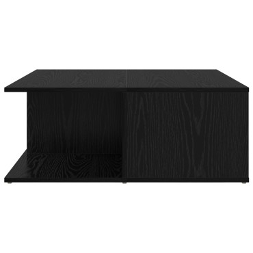 vidaXL Τραπεζάκι σαλονιού Μαύρη δρυς 80x80x31cm 1 τεμ.