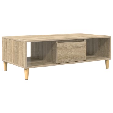 vidaXL Τραπεζάκι σαλονιού Δρύς Sonoma 102x55x35 εκ 1 τεμ.