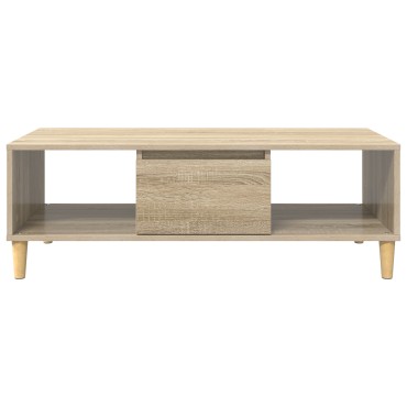 vidaXL Τραπεζάκι σαλονιού Δρύς Sonoma 102x55x35 εκ 1 τεμ.