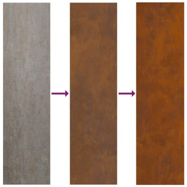 vidaXL Οθόνη Ιδιωτικότητας Κήπου Σκ rusty 32 χ 140 εκ