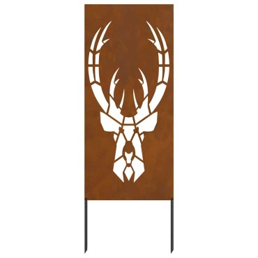 vidaXL Οθόνη Ιδιωτικότητας Κήπου Animal Print Σκ rusty 50 x 140 εκ