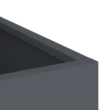 vidaXL Γλάστρα Κήπου Ανθρακί 32 x 32 x 40 εκ. Ψυχρής έλασης χάλυβας