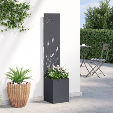 vidaXL Οθόνη Ιδιωτικότητας Κήπου Ανθρακί 32 x 32 x 150 εκ