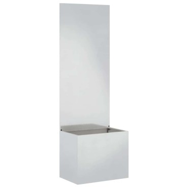 vidaXL Οθόνη Ιδιωτικότητας Κήπου Ασημί 50 x 32 x 150 εκ