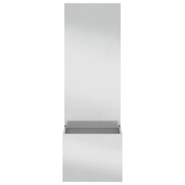vidaXL Οθόνη Ιδιωτικότητας Κήπου Ασημί 50 x 32 x 150 εκ