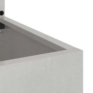 vidaXL Οθόνη Ιδιωτικότητας Κήπου Ασημί 50 x 32 x 150 εκ