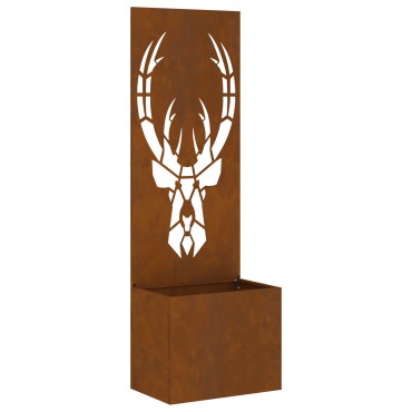 vidaXL Οθόνη Ιδιωτικότητας Κήπου Σκ rusty 50 x 32 x 150 εκ