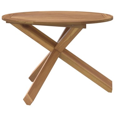 vidaXL Τραπέζι Κήπου 109x74cm από Μασίφ Ξύλο Teak 1 τεμ.