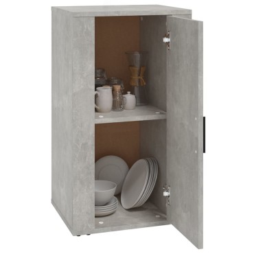 vidaXL Ντουλάπι Γκρι σκυροδέματος 40x33x70cm από Επεξεργασμένο Ξύλο 1 τεμ.