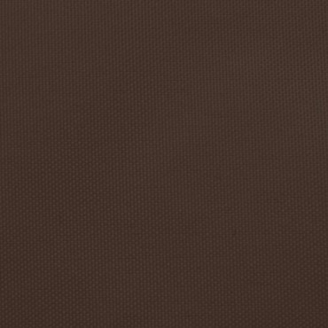 vidaXL Πανί Σκίασης Τρίγωνο Καφέ 5 x 6 x 6 μ. από Ύφασμα Oxford