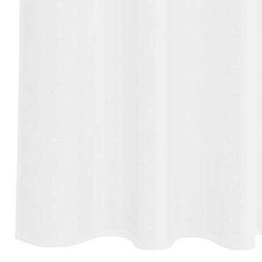 vidaXL Κουρτίνα βυσσινί 2 τμχ. Λευκό 225x140cm Πολυεστέρας