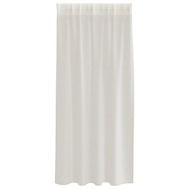 vidaXL Κουρτίνα βυσσινί 2 τμχ. Κρεμ 175x140cm Πολυεστέρας