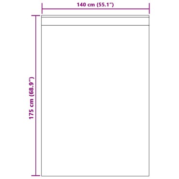 vidaXL Κουρτίνα βυσσινί 2 τμχ. Σκούρο Γκρι 175x140cm Πολυεστέρας