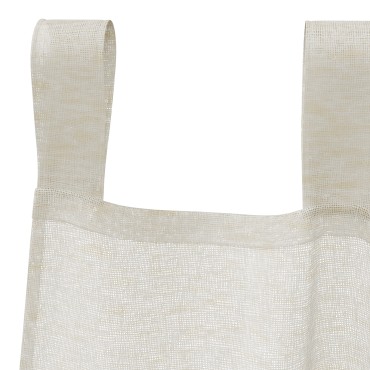 vidaXL Κουρτίνα βυσσινί 2 τμχ. Κρεμ 245x140cm Πολυεστέρας