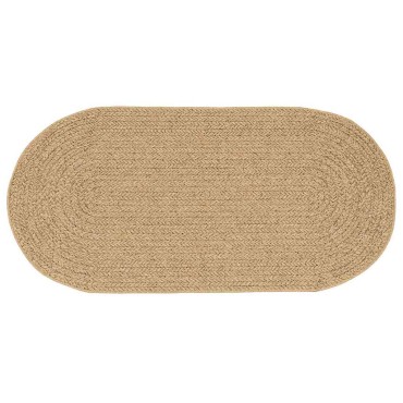 vidaXL Χαλί ZIZUR Καφέ 200x100cm Πολυπροπυλένιο