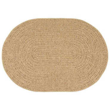 vidaXL Χαλί ZIZUR Καφέ 170x120cm Πολυπροπυλένιο