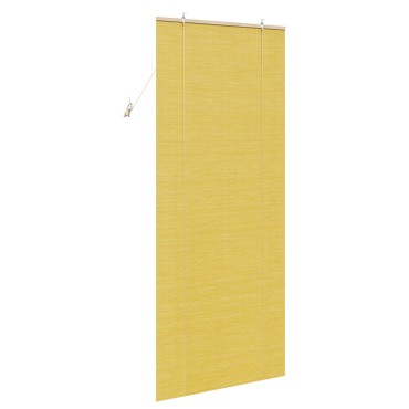 vidaXL Ρόλερ (στόρι) Κίτρινο 90 x 220 cm Μπαμπού