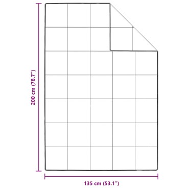 vidaXL Πάπλωμα Λευκό 135 x 200 cm Φτερό