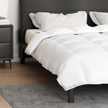vidaXL Πάπλωμα Λευκό 200 x 200 cm Φτερό