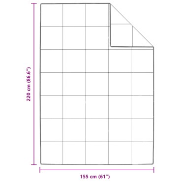 vidaXL Πάπλωμα Λευκό 155 x 220 cm Φτερό