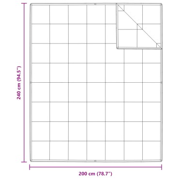vidaXL Κουβέρτα 2 σε 1 Λευκό 240 x 200 cm Φτερό