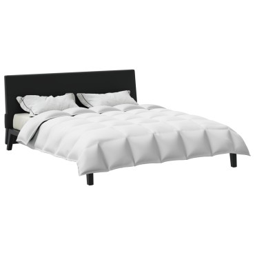 vidaXL Κουβέρτα 2 σε 1 Λευκό 240 x 220 cm Φτερό
