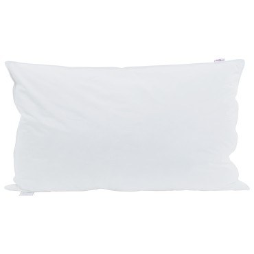 vidaXL Μαξιλάρι με μαξιλάρι Λευκό 40 x 80 cm Φτερό