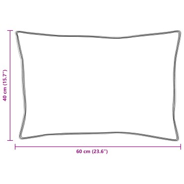vidaXL Μαξιλάρι 2 τμχ. 40 x 60 cm Φτερό Λευκό