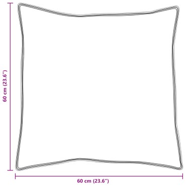 vidaXL Μαξιλάρι 2 τμχ. 60 x 60 cm Φτερό Λευκό