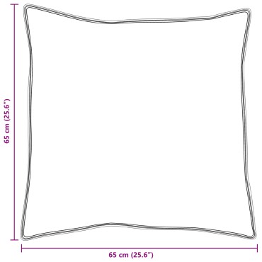 vidaXL Μαξιλάρι 2 τμχ. 65 x 65 εκ. Φτερό Λευκό