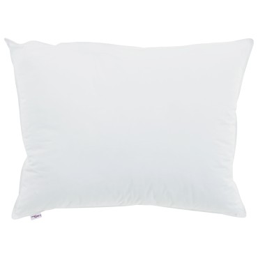 vidaXL Μαξιλάρι με μαξιλάρι Λευκό 50 x 75 cm Βαμβάκι