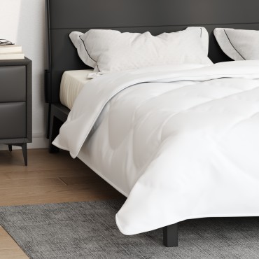 vidaXL Πάπλωμα Λευκό 240 x 200 x 5 εκ. Πολυεστέρας