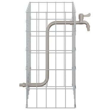vidaXL Βρύση Γκαμπιόν 4 τμχ. Ασημί 25 x 25 x 50 cm