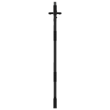 vidaXL Πύλη Κήπου 85 x 125 cm Ατσάλι με Επικάλυψη Πούδρας Κλειδώσιμο