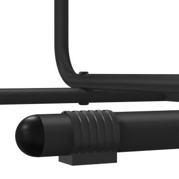 vidaXL Ράφι Ρούχων Μαύρο 62 x 48 x 158 εκ. Ατσάλι