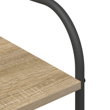 vidaXL Ράφι Ρούχων Καφέ Ξύλο Δρυός 120 x 44 x 160 εκ