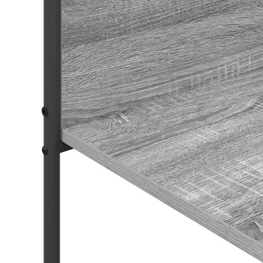 vidaXL Ράφι Ρούχων Γκρι 120 x 44 x 160 εκ Επεξεργασμένο Ξύλο