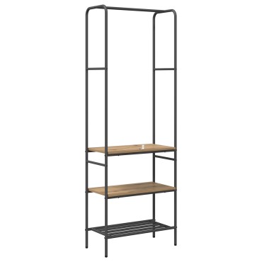 vidaXL Ράφι Ρούχων Artisan Oak 60 x 30 x 171 εκ Επεξεργασμένο Ξύλο