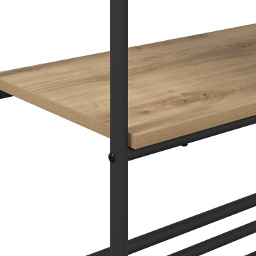vidaXL Ράφι Ρούχων Artisan Oak 60 x 30 x 171 εκ Επεξεργασμένο Ξύλο