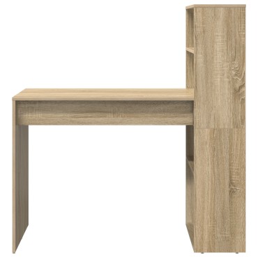 vidaXL Γραφείο Δρύς Sonoma Επεξεργασμένο Ξύλο 113x54x120cm 1 τεμ.