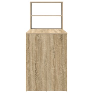 vidaXL Γραφείο Δρύς Sonoma Επεξεργασμένο Ξύλο 113x54x120cm 1 τεμ.