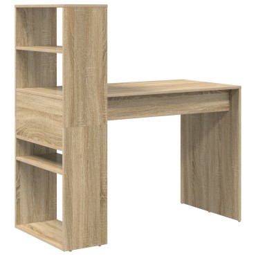 vidaXL Γραφείο Δρύς Sonoma Επεξεργασμένο Ξύλο 113x54x120cm 1 τεμ.