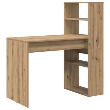 vidaXL Γραφείο Artisan Oak Επεξεργασμένο Ξύλο 113x54x120cm 1 τεμ.